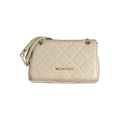 Valentino Beige Polyurethane Women's Bag with Chain Handles and Pockets