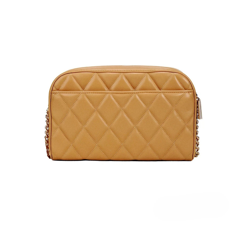 Kate Spade Carey Mini Tiramisu Quilted Smooth Leather Camera Crossbody Bag