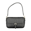 Valentino Nero Poliuretano Women Bag with Adjustable Straps and Pockets