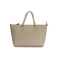 Valentino Beige Polyurethane Women's Bag with Adjustable Shoulder Strap