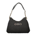 Guess Jeans Nero Polyester Women Handbag
